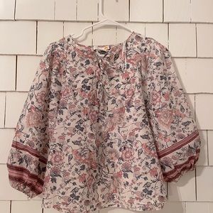 Bohemian Pink & White Tunic